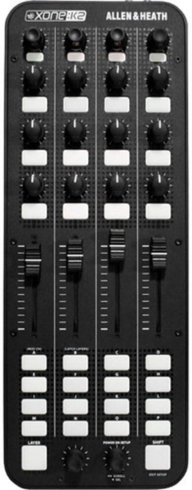 Allen & Heath AH-XONE:K2 XONE:K2 Professional USB DJ MIDI Controller Bundle with Polsen HPC-A30 Closed-Back Studio Monitor Headphones