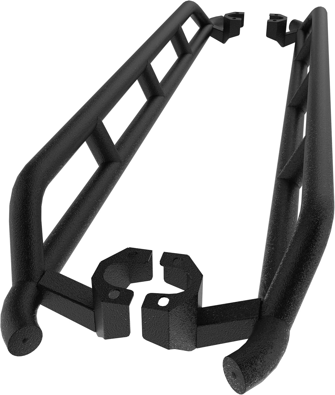 u-Box JK Wrangler Rocker Guard Tubular Side Step Nerf Bars Running Board Compatible with 2007-2018 Jeep Wrangler JK Unlimited 4-Door