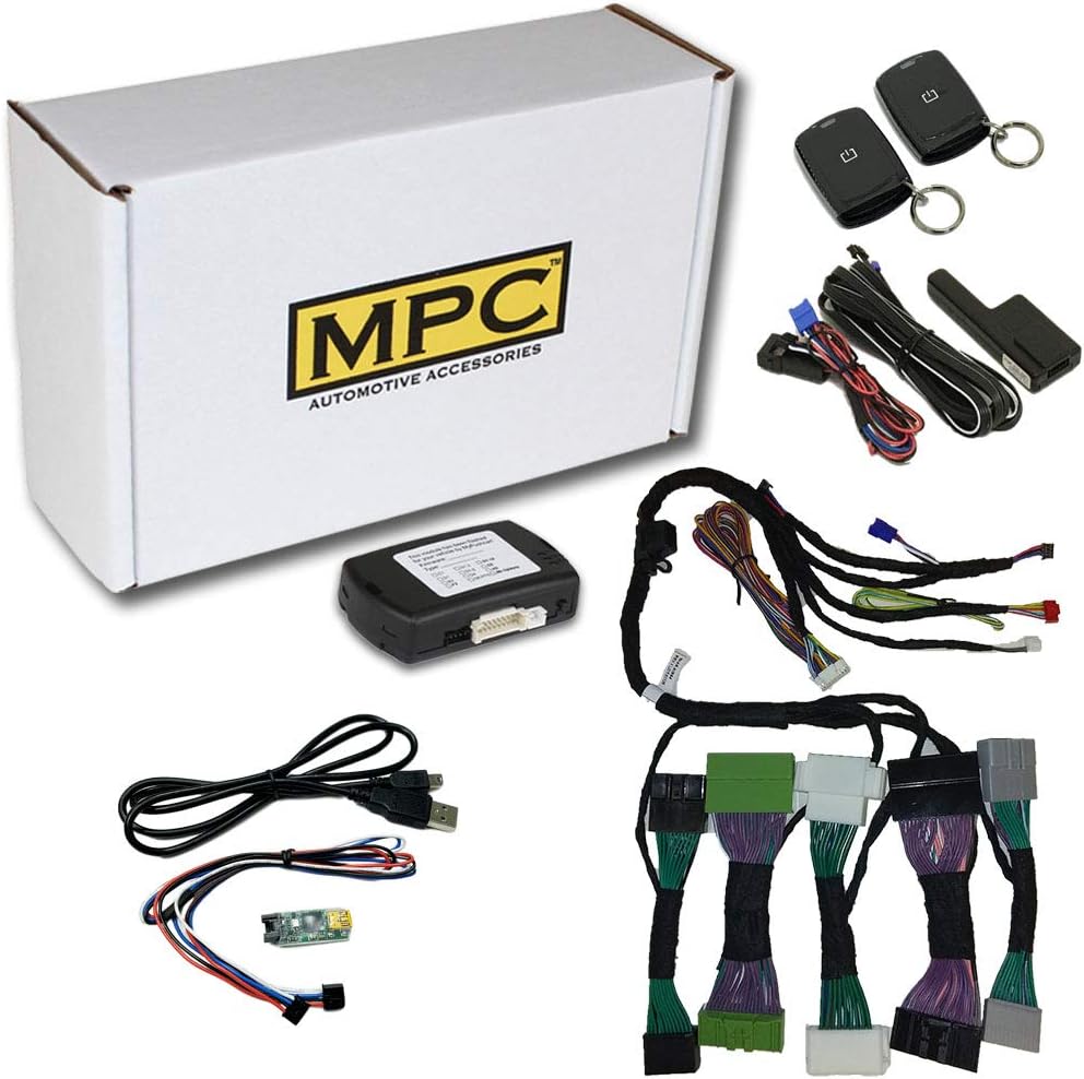 MPC Plug-n-Play 1-Button Remote Start Kit for 2020-2023 Nissan Frontier - Push-to-Start - Plugin T-Harness - Extended Range Up to 1,500 ft - USA Tech Support