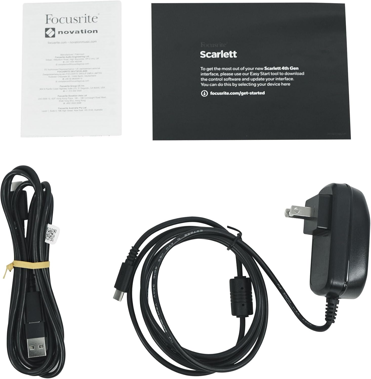 Audiosavings Bundle: Focusrite SCARLETT 16I16 4G 4th Gen 24-bit 192 kHz Audio Recording Interface Bundle with (2) Rockville RCM SR Studio/Recording Condenser Microphone (3 Items)