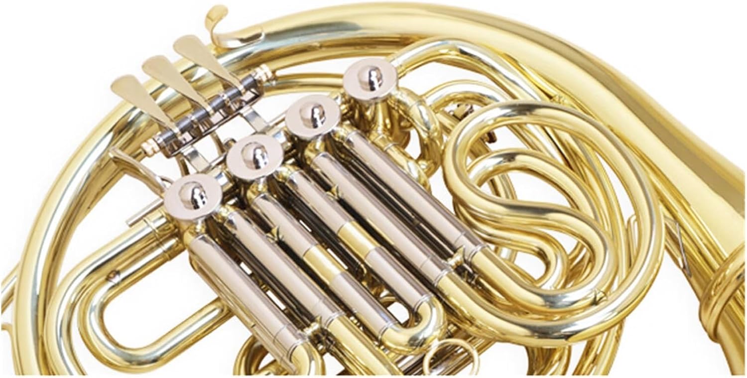 Professional instrument F key double row French horn