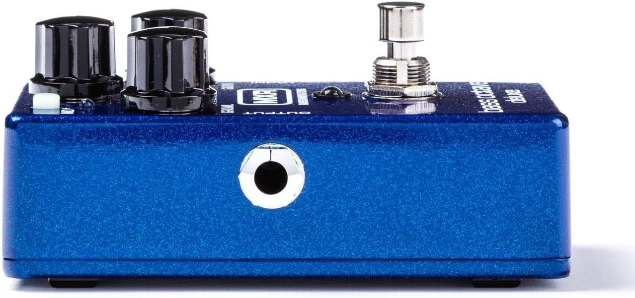 MXR M288 Bass Octave Deluxe Effects Pedal Bundle with 4 MXR Right Angle Patch Cables