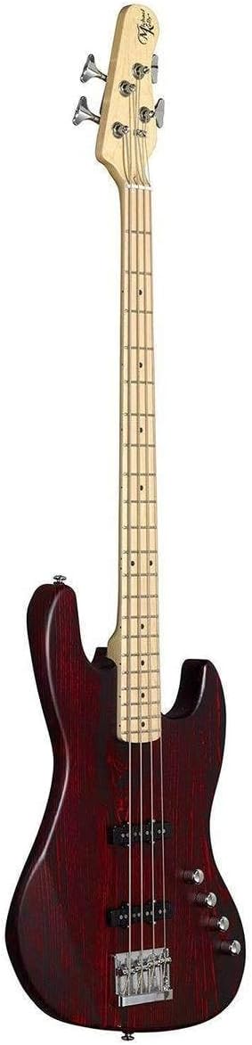 Michael Kelly Element 4OP Bass Guitar Trans Red