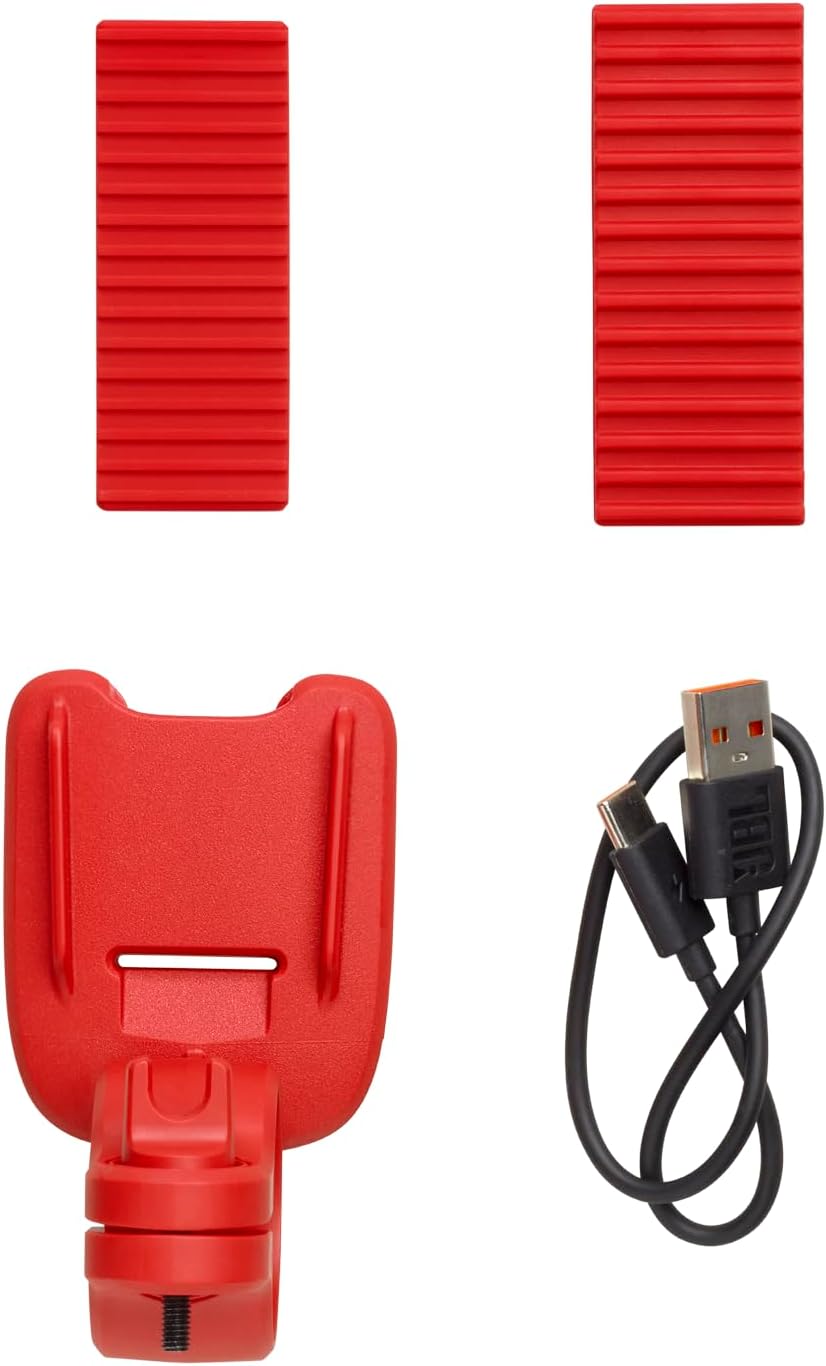 JBL Wind 3 FM Bluetooth Handlebar Speaker (Red)