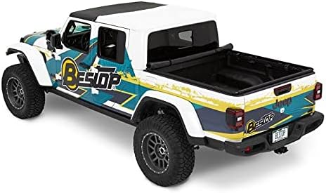 Bestop Supertop for Truck 2 Tonneau - '20-21 Gladiator; for 5 ft. Bed; Supertop for Truck 2 Required (Black Diamond)