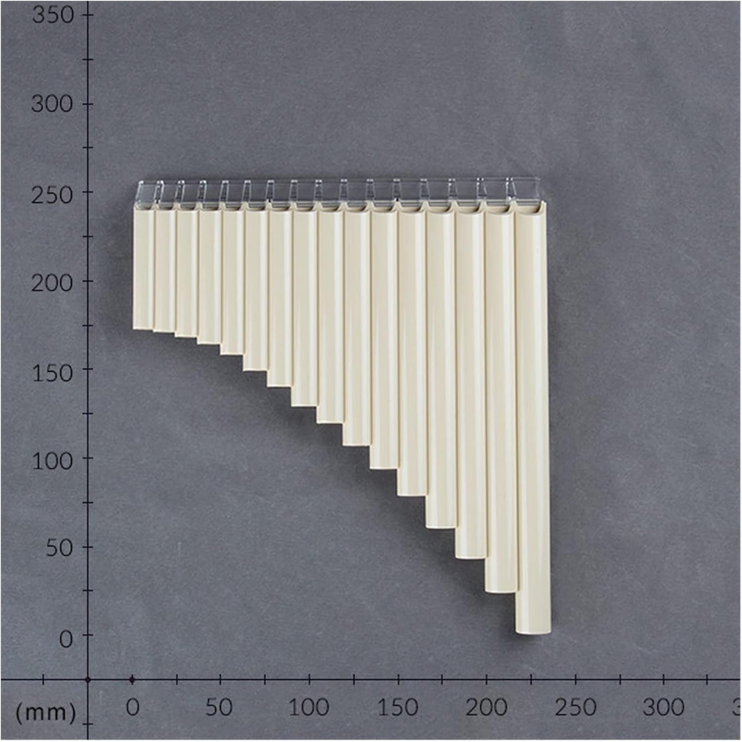 16 Pipes Pan Flute Panpipe G Key ABS Plastic Traditional Woodwind Musical Instrument for Beginner