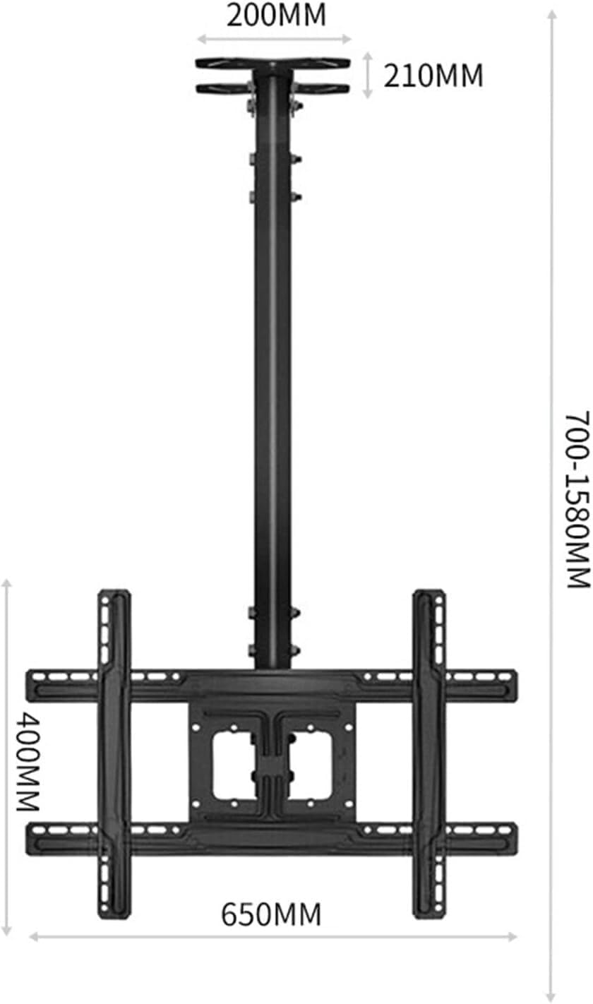tv Wall Mount' Telescopic TV Bracket TV Ceiling Rack, Adjustable TV Bracket, 360° Rotating Bracket Universal Display Rack Folding tv Mount Wall Mount tv Bracket