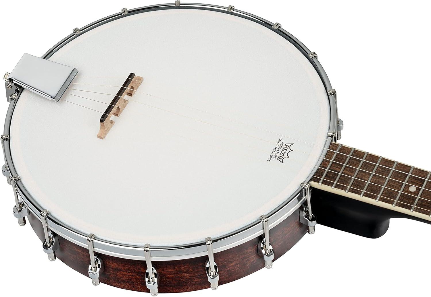 Ortega Guitars Americana Series 5-String Open Back Banjo, Right, Whiskey Burst (OBJ150OP-WB)