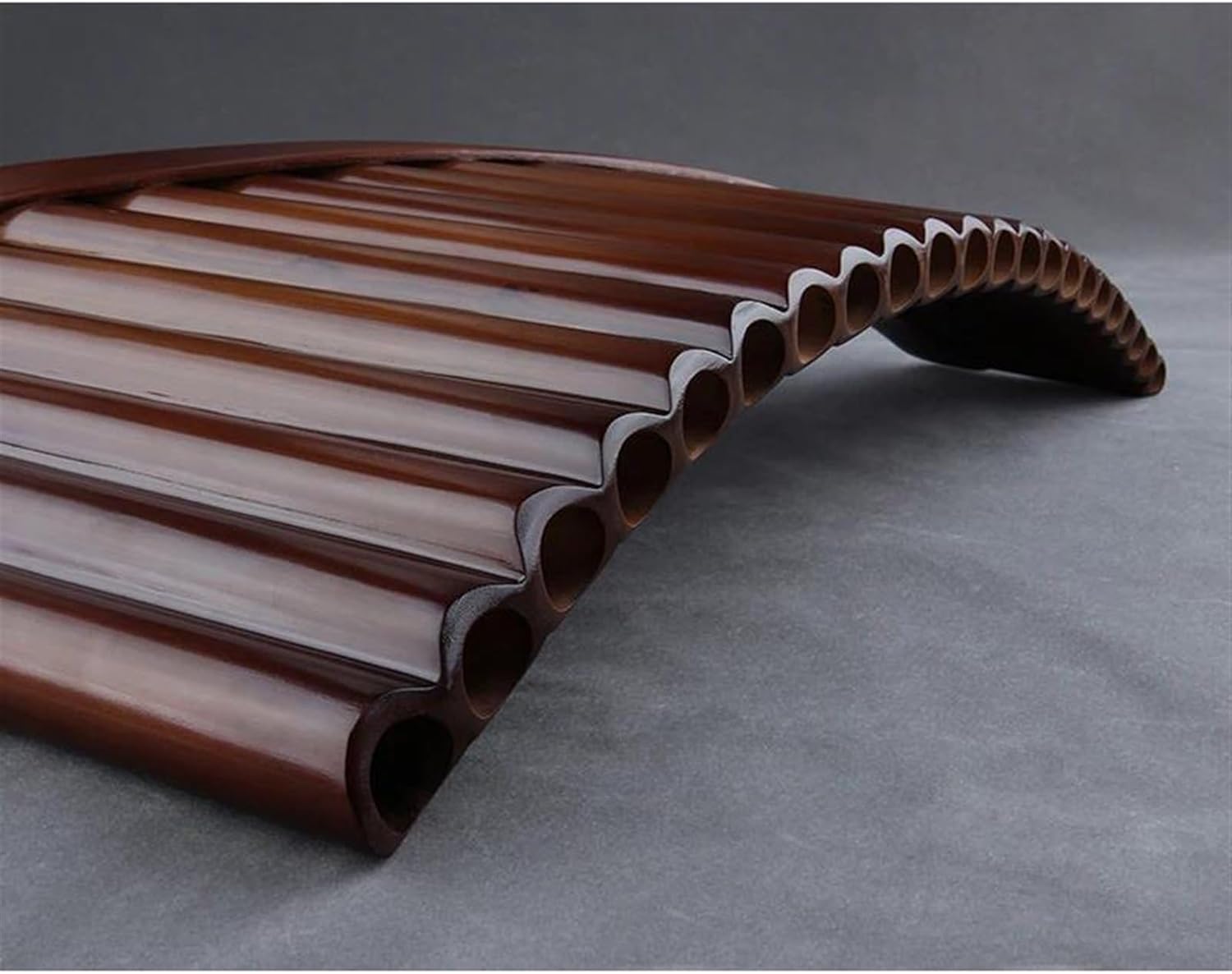 pan flute for beginners 22 Pipes Pan Flute C Key Woodwind Instrument Chinese Traditional Musical Purely Handmade (Color : Right)