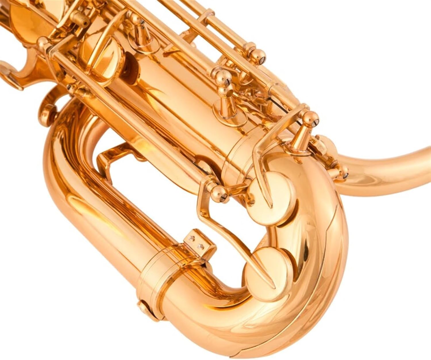 Baritone Saxophone In E Flat Woodwind Instrument For Beginners Professional Playing Gold
