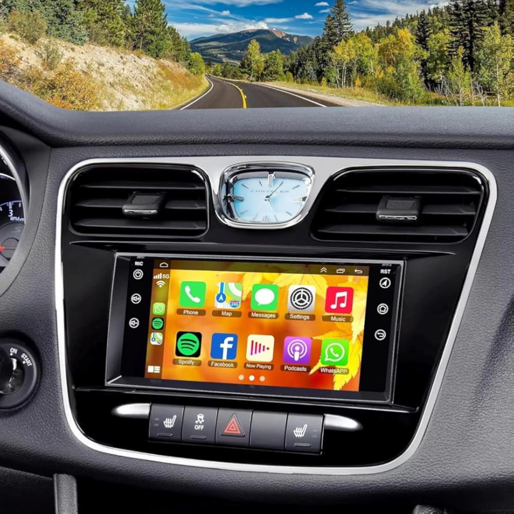 Car Radio Bluetooth for 2010 Dodge Ram Pickup, with 7