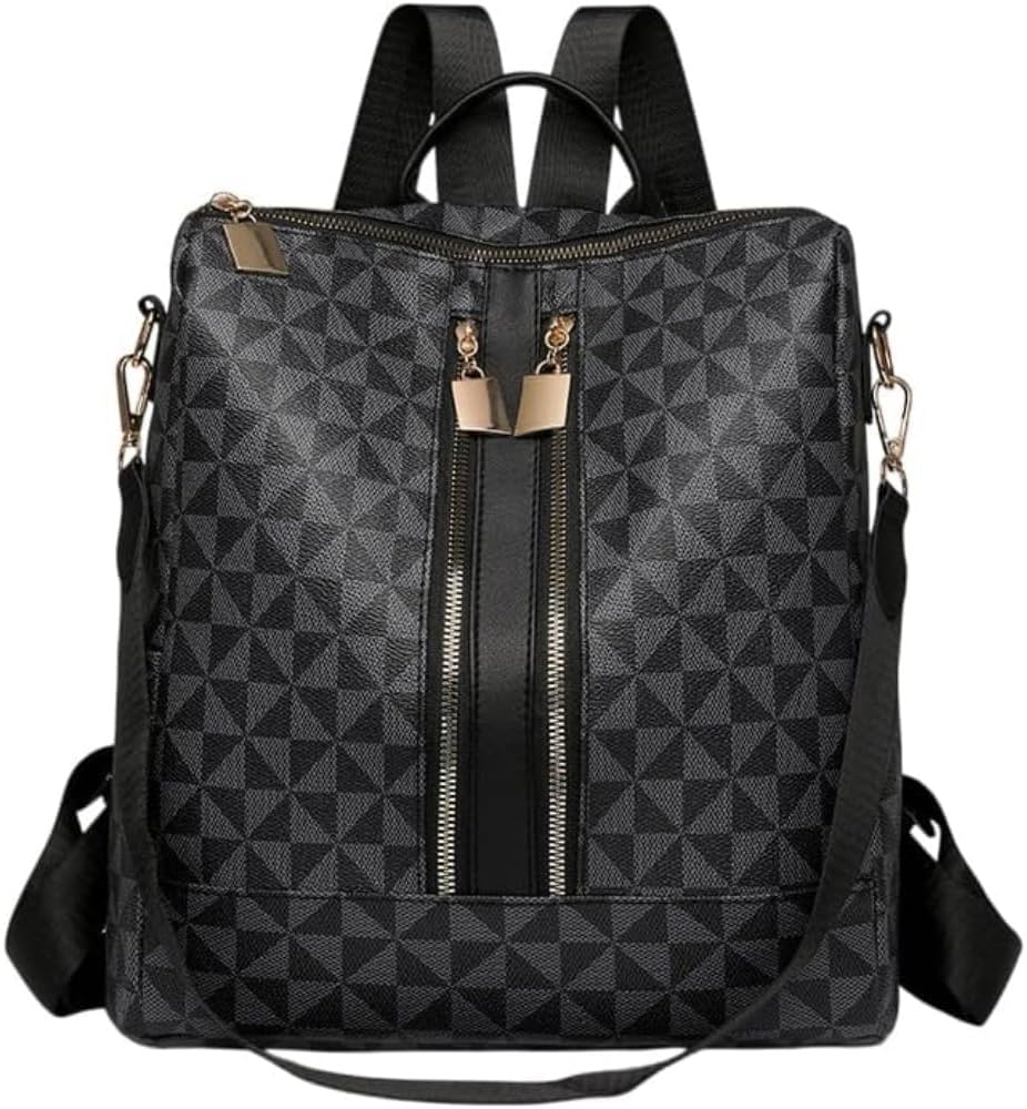 Genuine Leather Shoulder Bag for Women, Anti-Theft Crossbody Backpack, Waterproof Handbag for Travel