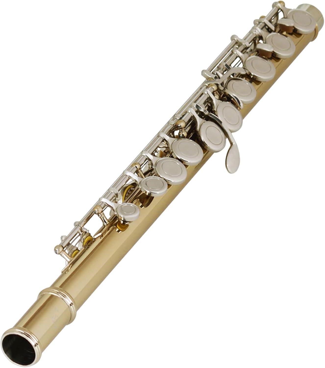 Flute 16 Closed Holes C Key Golden Silver Professional Flute Concert with Box Woodwind Musical Flutes Musical Instruments