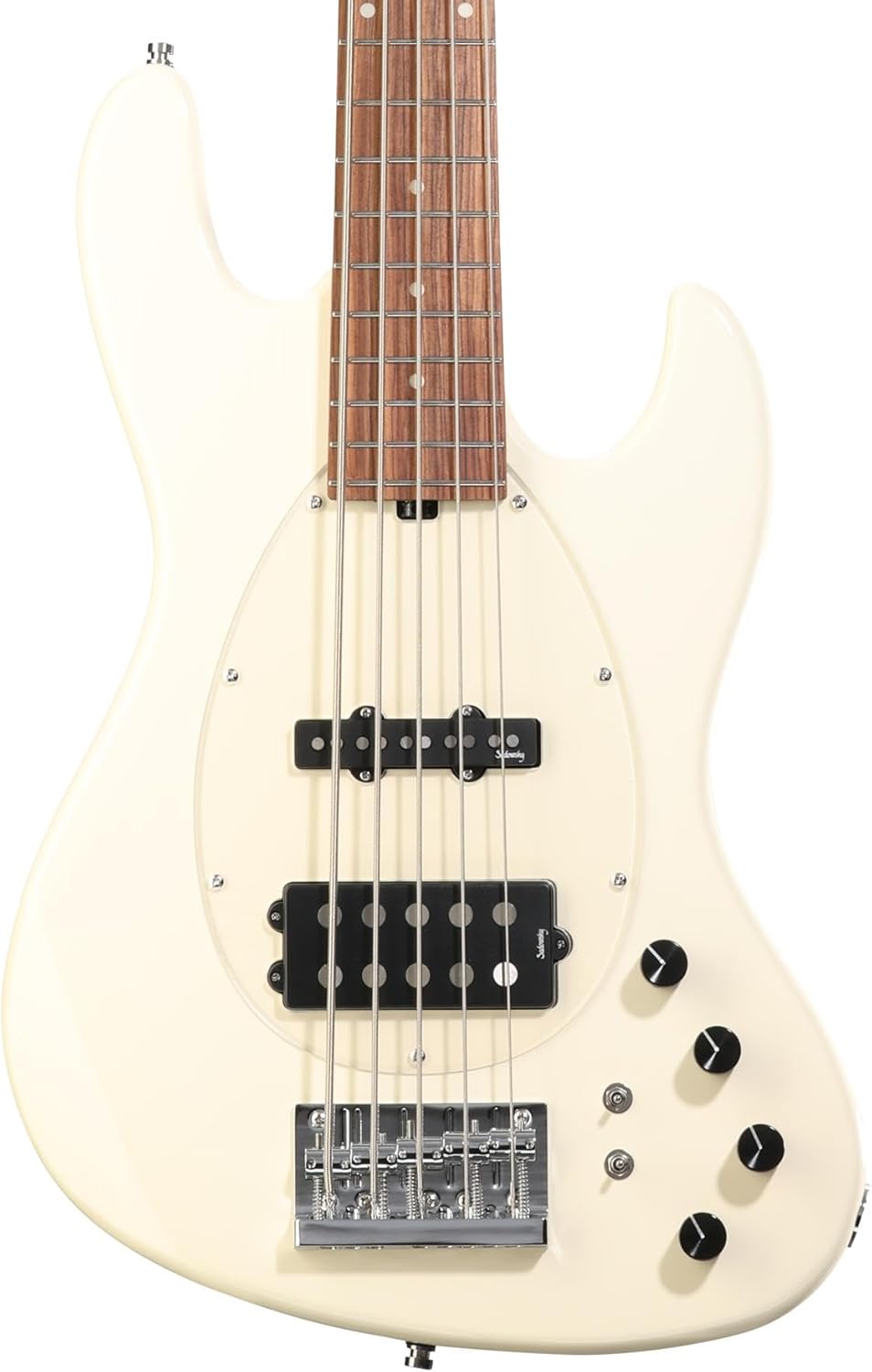 Sadowsky MetroExpress Vintage M/J 5-string Bass Guitar - Olympic White, Morado Fingerboard
