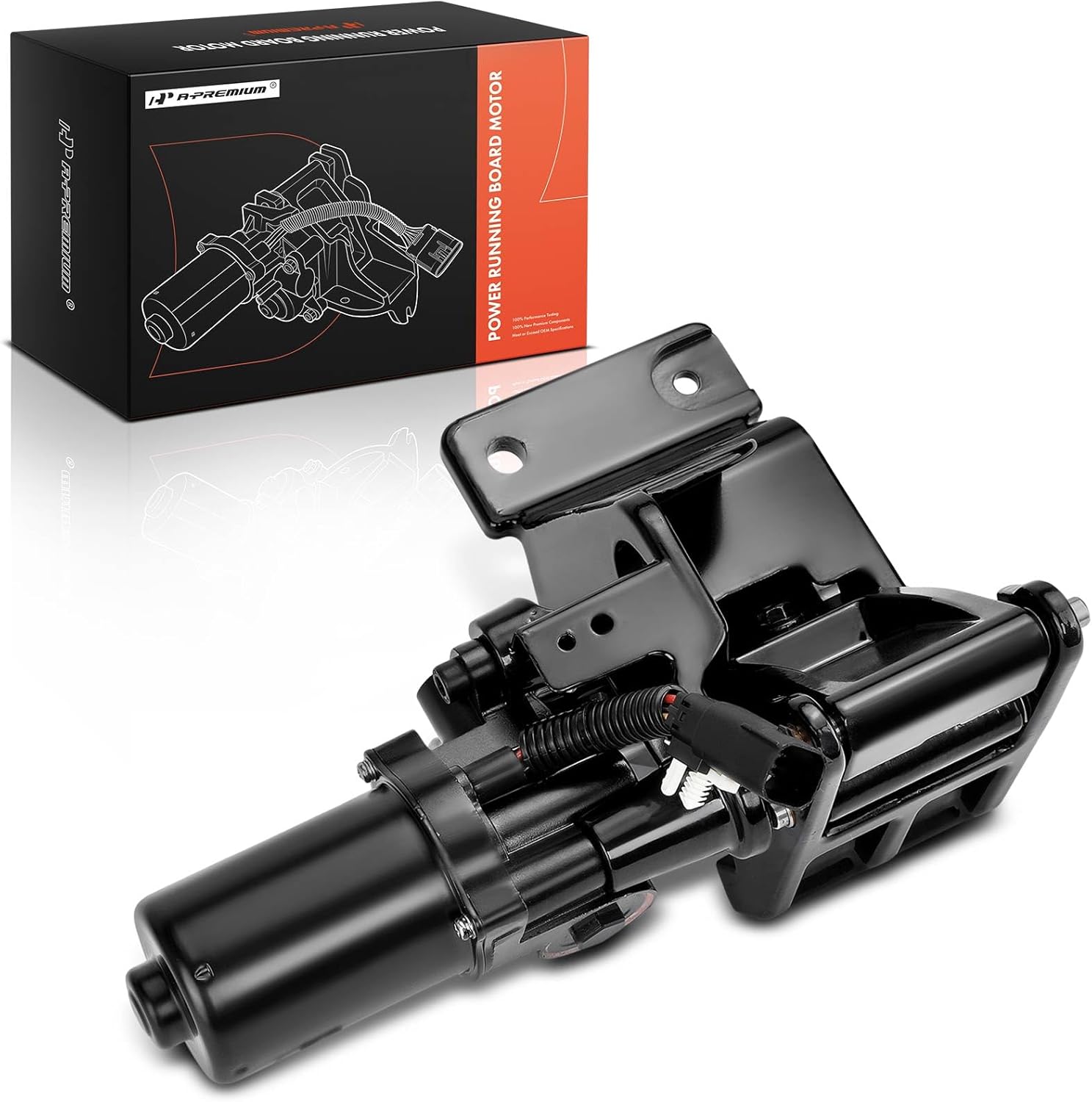 A-Premium Power Running Board Motor Assembly with Bracket Compatible with Ford F250 2017 2018 2019 2020, Right Passenger Side, Replace# HC3Z16A506D