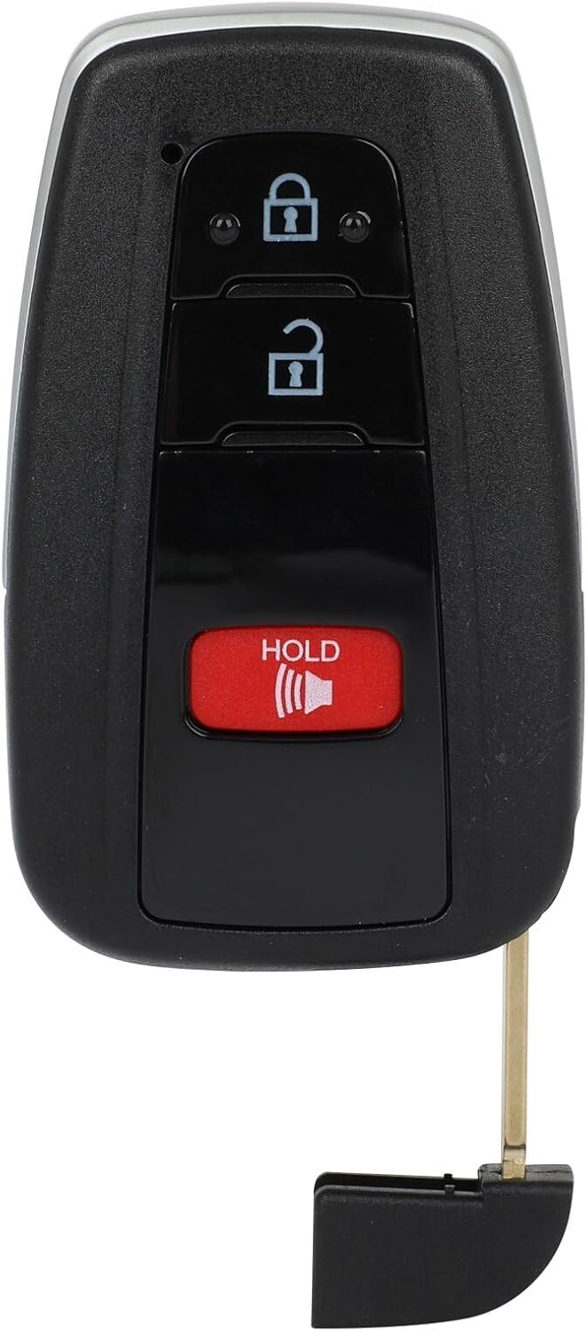 ECCPP MOZBR1ET Keyless Entry Remote Car Key Fob Replacement for 2018-2021 for Toyota C-HR 2L 0 3 Buttons Pack of 2