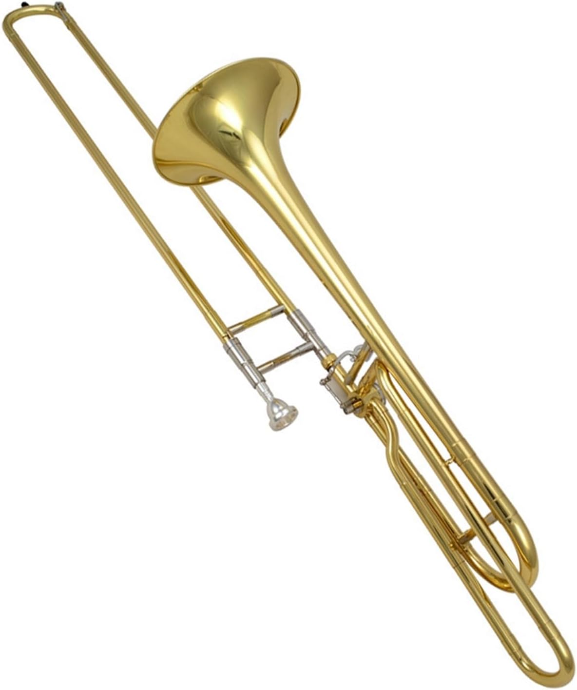 Professionals euphonium Popular Transposed Trombone B/F Tone Lacquered Gold Nickel-plated Brass