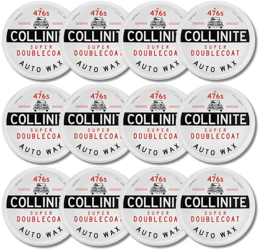 Collinite No. 476s Super DoubleCoat Paste Wax, 9 Fl Oz - 12 Pack