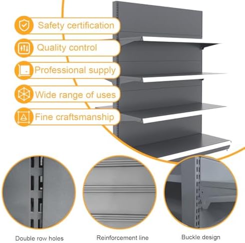 5-Tier Snack Display Rack with 30 Hooks - Perfect Retail Shelf for Supermarkets, Convenience Stores, Gas Stations, and Food Stands - Maximize Product Visibility and Sales