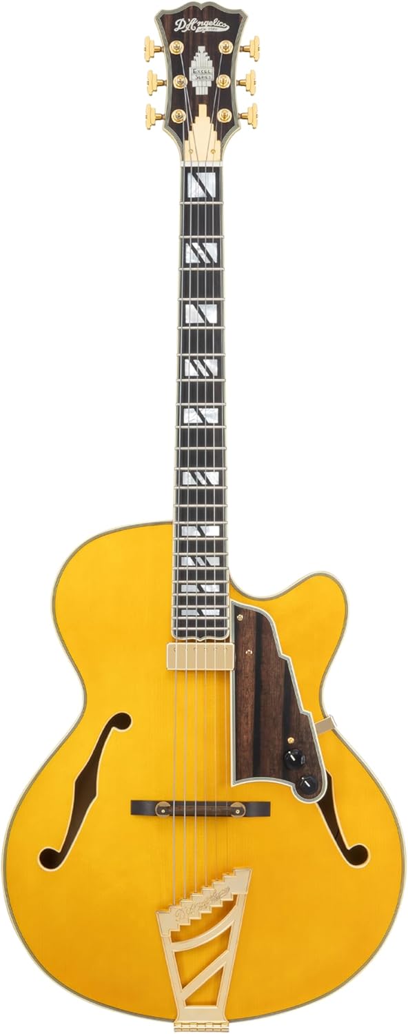 D'Angelico Excel 16 Hollowbody Electric Guitar - Amber