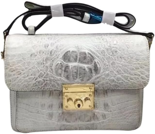 Fashion Genuine Crocodile Skin Women's Messenger Bag Authentic Alligator Leather Lady Crossbody Shoulder Bag Female Purse