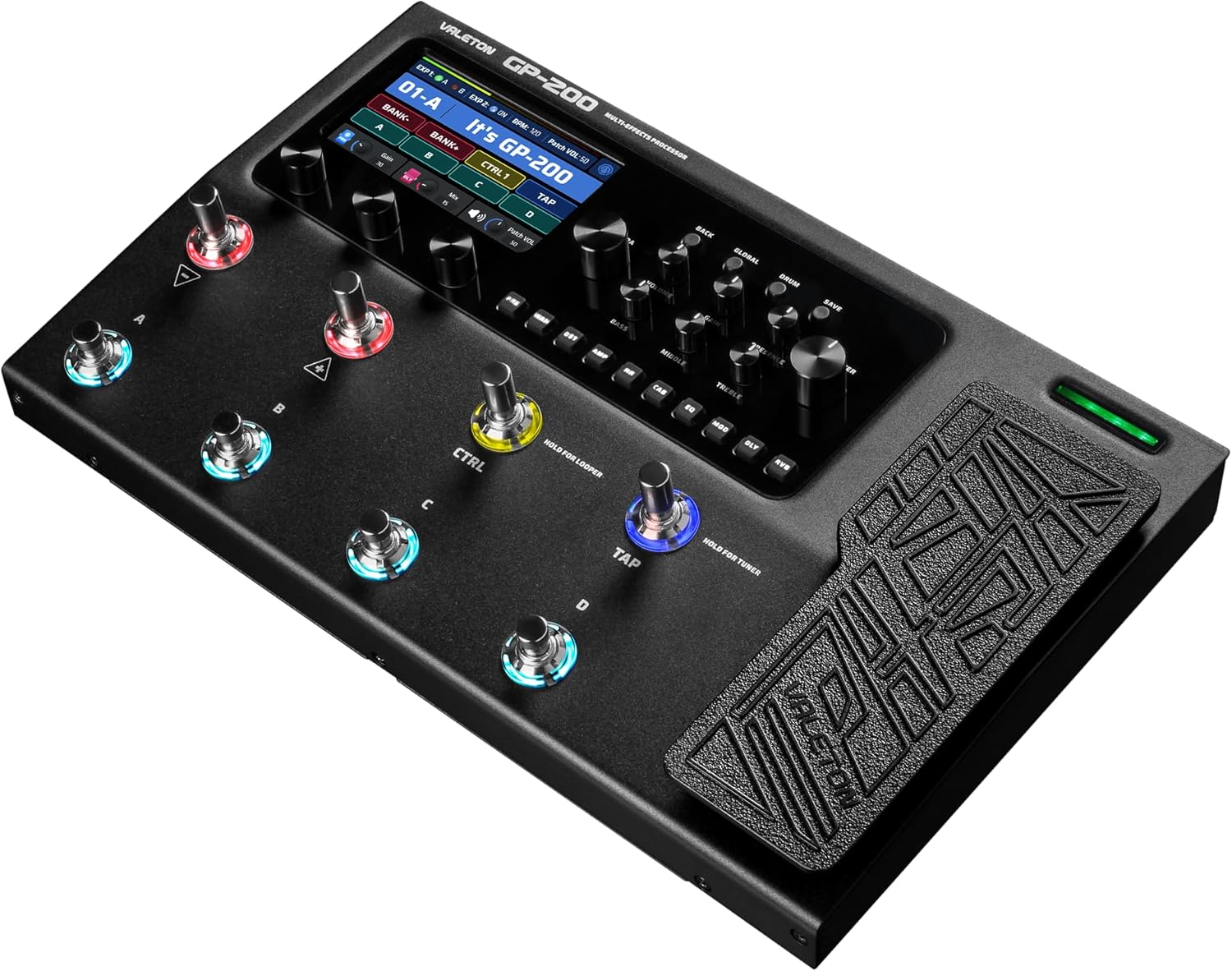 VALETON GP-200 - HD modeling Multieffect and USB Audio interface, Black
