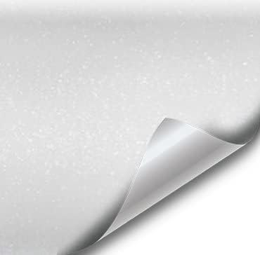 VViViD White Diamond Matte Stretch Vinyl Wrap Film Roll Sheet DIY Easy to Use Air-Release Adhesive (100ft x 5ft (Bulk Wrap Kit))