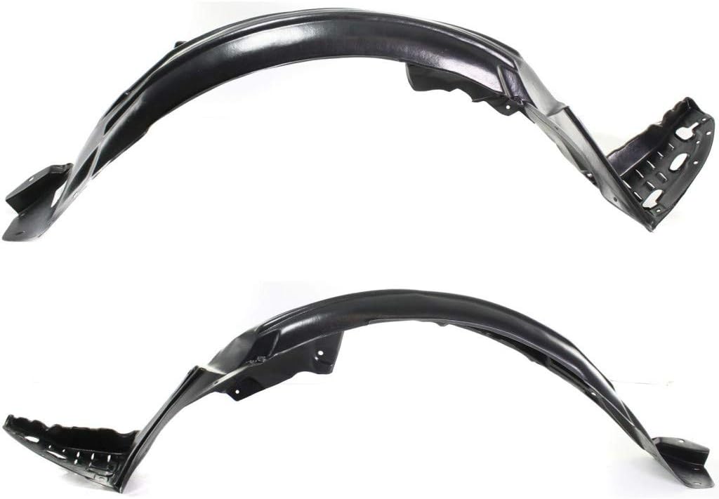 For Acura TL Splash Guard/Fender Liner 2009 2010 2011 Driver and Passenger Side Pair/Set | Front | All Wheel Drive | SH-AWD | AC1248126 + AC1249126 | 74151TK5A00 + 74101TK5A00
