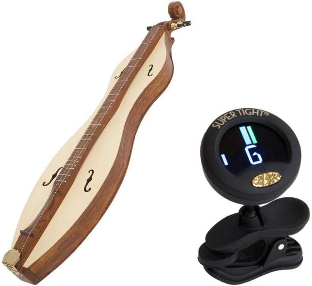 Includes: Roosebeck 4-string Emma Arched Mountain Dulcimer - Sheesham + Snark Clip-On Chromatic Tuner