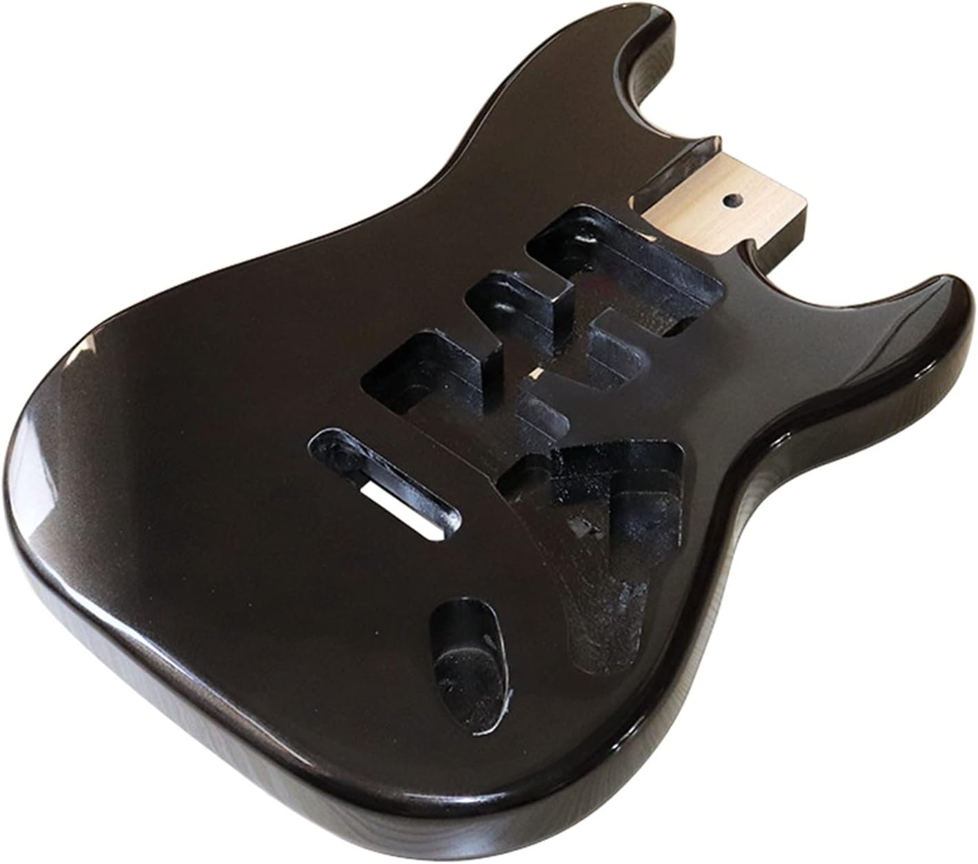 TSTS Black Poplar Wood Guitar Body for ST Guitar Accessories Good Guitar Barrel 5.7cm Guitar DIY Accessory