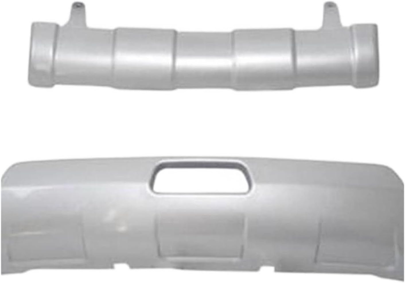 Car-covers Abs Front + Rear Bumper Protector Guard Skid Plate 2pcs Compatible For Nissan Qashqai J10 2007-2015 2017 To 2015 Car Styling