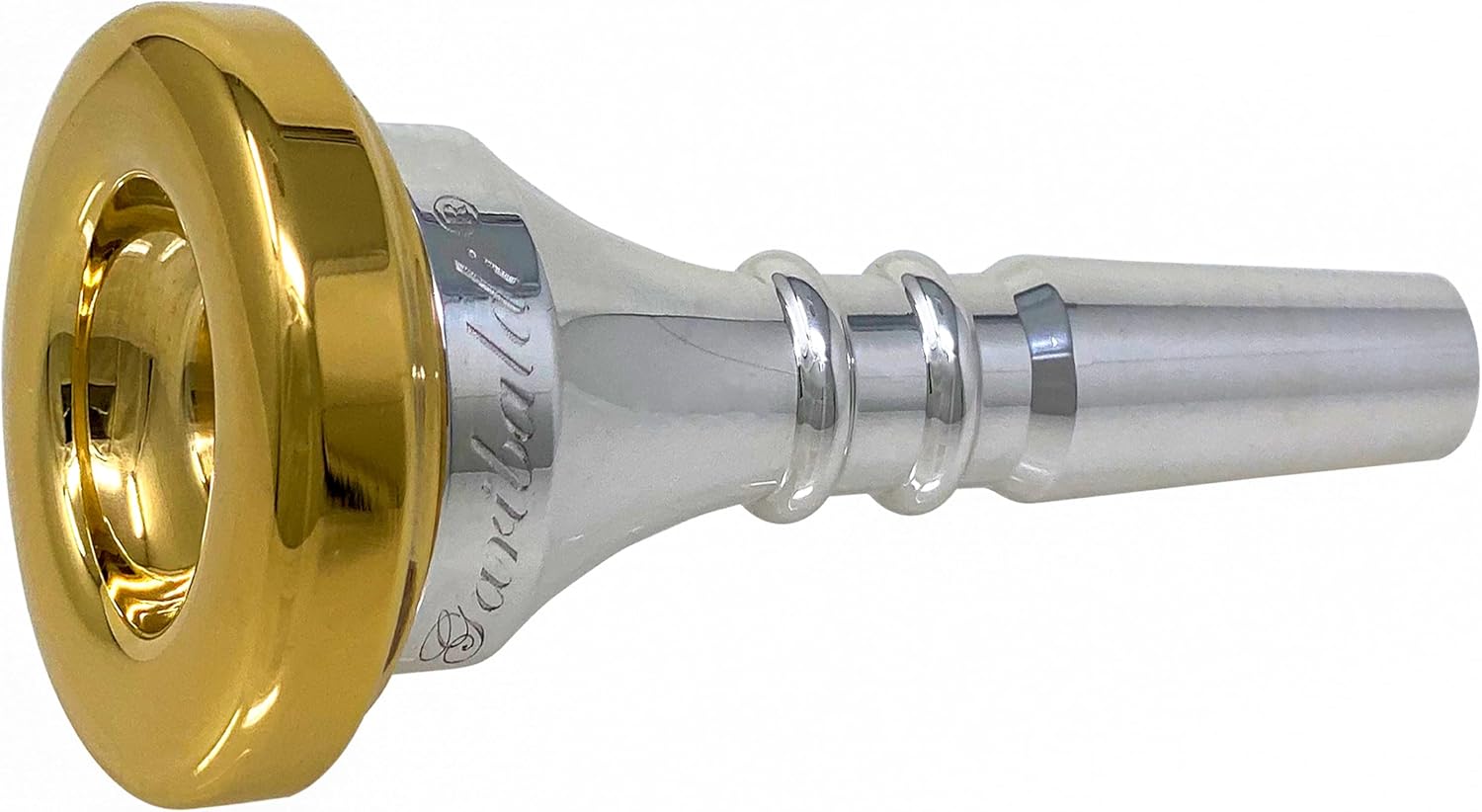 Garibaldi AHDC2 Classic Alto Horn Double Cup Gold-Plated Rim Mouthpiece Size DC2
