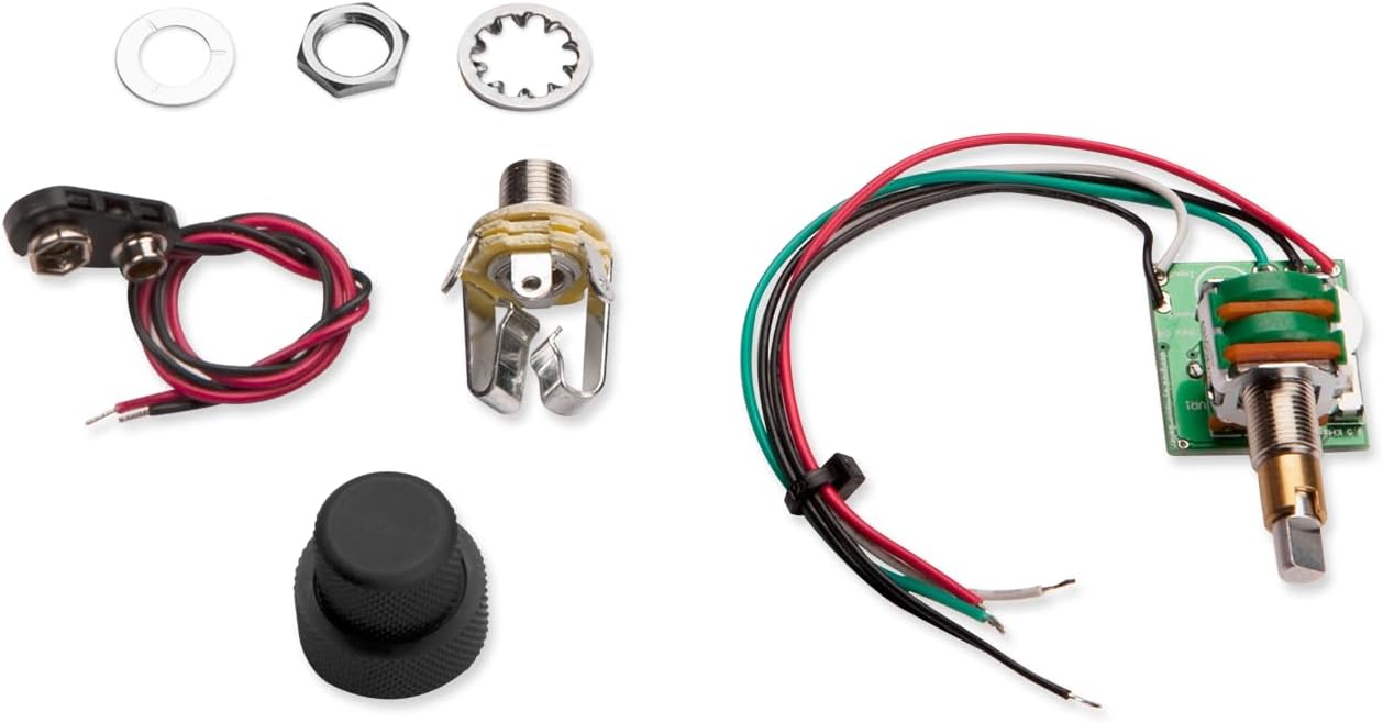 Basslines STC-2C-BO Blackouts Tone Circuit with Concentric Bass and Treble Knobs