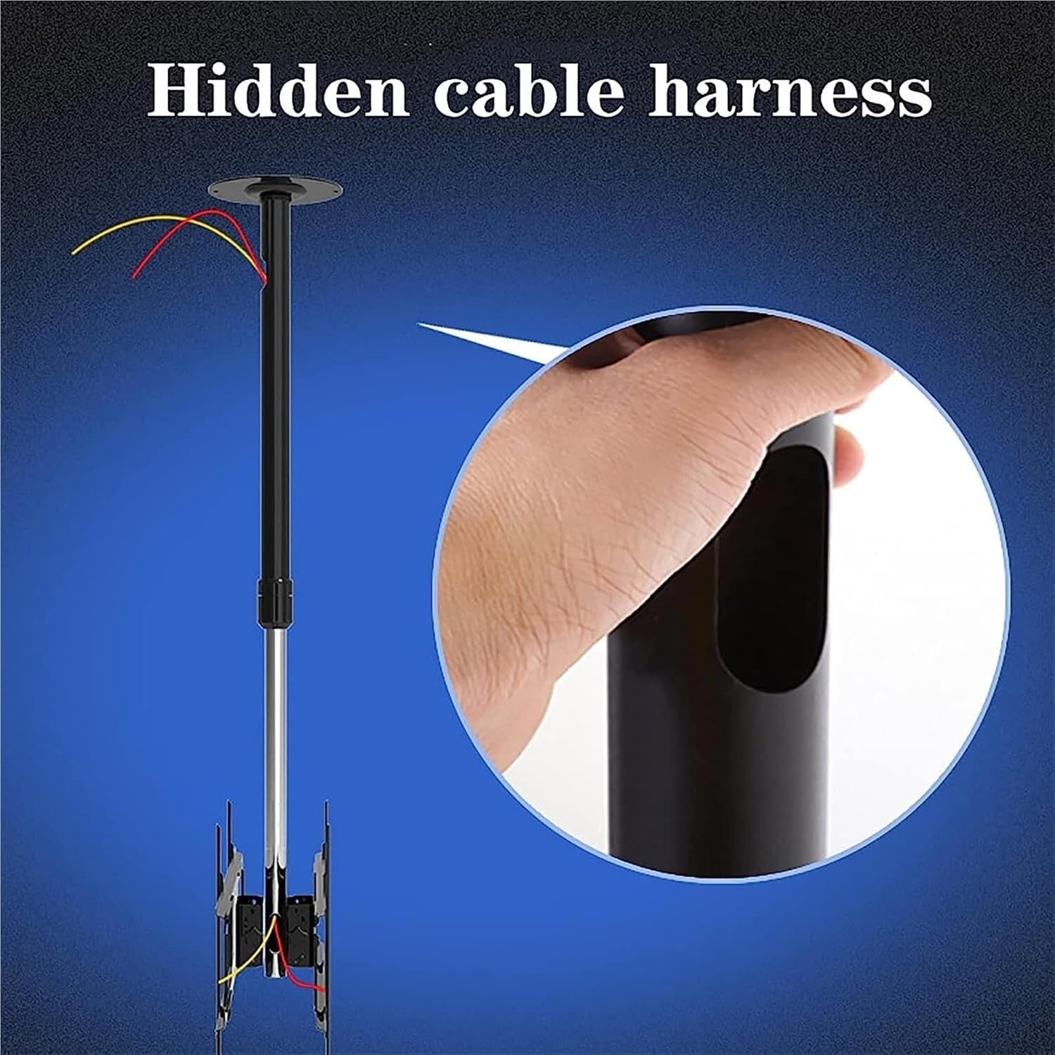 tv Stand Multifunction Tv Wall Mount Adjustable Wall Ceiling Tv Mount, Swivel and Tilt Ceiling Tv Bracket, for 14-32 Inch Flat Tvs Up to 40Kg, Multiple Patterns Tv Mount Tv Stand