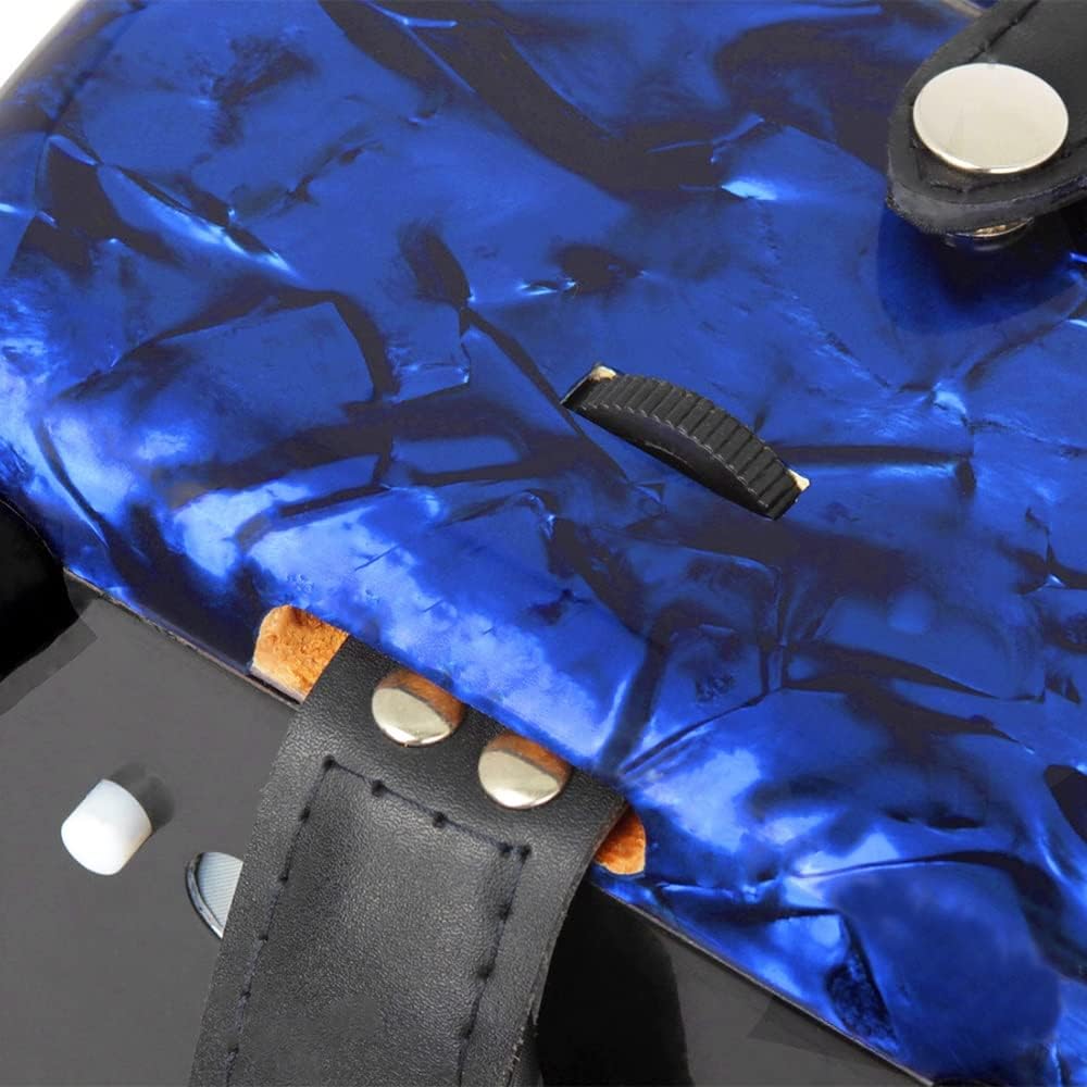 26 Keys 48 Bass Piano Accordion, with Strap and Accordion Backpack, Musical Instrument for Home Classroom, Fascinating & Softer (Color : Blue)