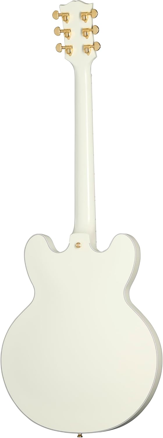 Epiphone Inspired by Gibson Custom 1959 ES-355, Classic White with Hard Case