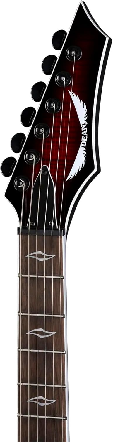 Dean Guitars Vengeance Select Evertune Fluence, Black Cherry Burst, VEN SEL ET FL BCB (Guitar Only)