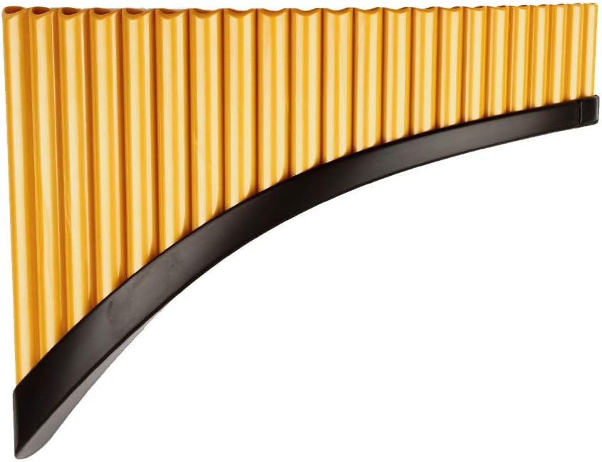 22 Pipes Resin Pan Flute G Key Pan Pipes Woodwind Instrument Traditional Musical Instrument Pan flute (Right Hand)