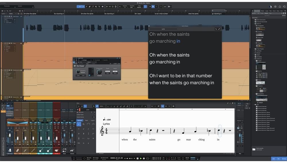 PreSonus AudioBox 96 25th Anniversary USB Audio MIDI Interface Recording Bundle with Studio One Artist DAW Cardioid Condenser Microphone Shockmount Pop Filter XLR Cable Mic Stand and Headphones