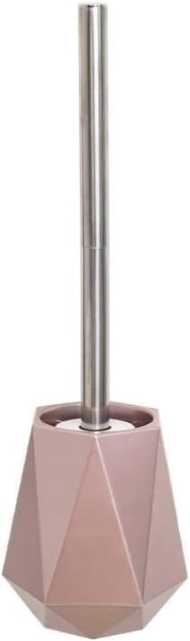 Toilet Brush Toilet Brush Silicone Head Toilet Brush Nordic Wall-Mounted Or Floor-Standing Toilet Brush Holder Cleaning Brush Toilet Brush and Holder (Color : Gold) (Rose Gold)