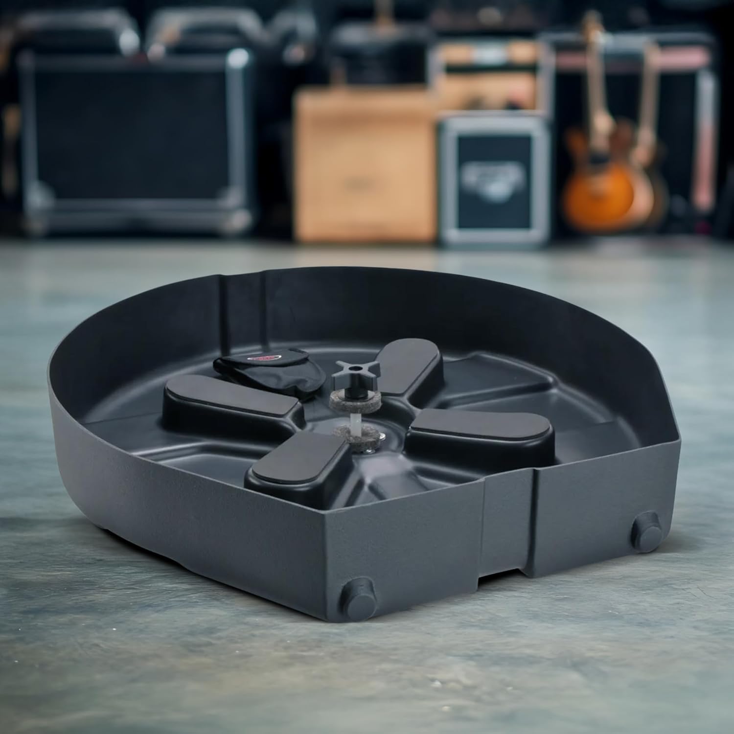 SKB 22 Inch X Cymbal Vault, Durable Roto-Molded Polyethylene Hard Case with Handle, Storage Pocket and Padded Dividers, Fits Up to 8 Cymbals