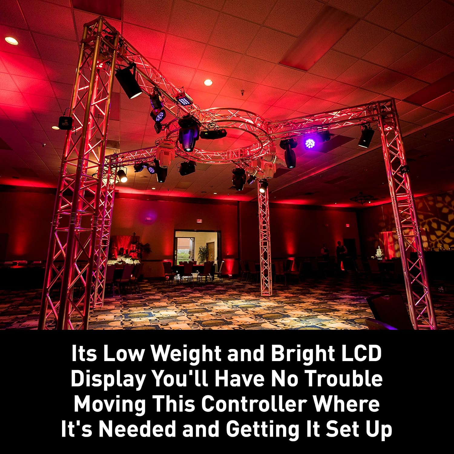 ADJ Products SCENE-SETTER 48, Channel DMX Dimming Controller, Professional Light Show Control Board