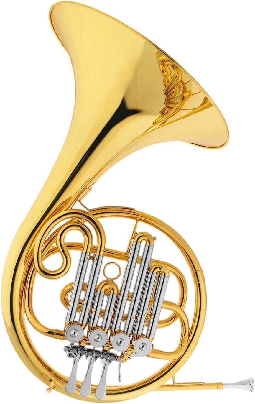 4 Key French Horn French Horn Three Key Four Key Single Row Double Row Beginner Playing Professional Musical Instrument(5)