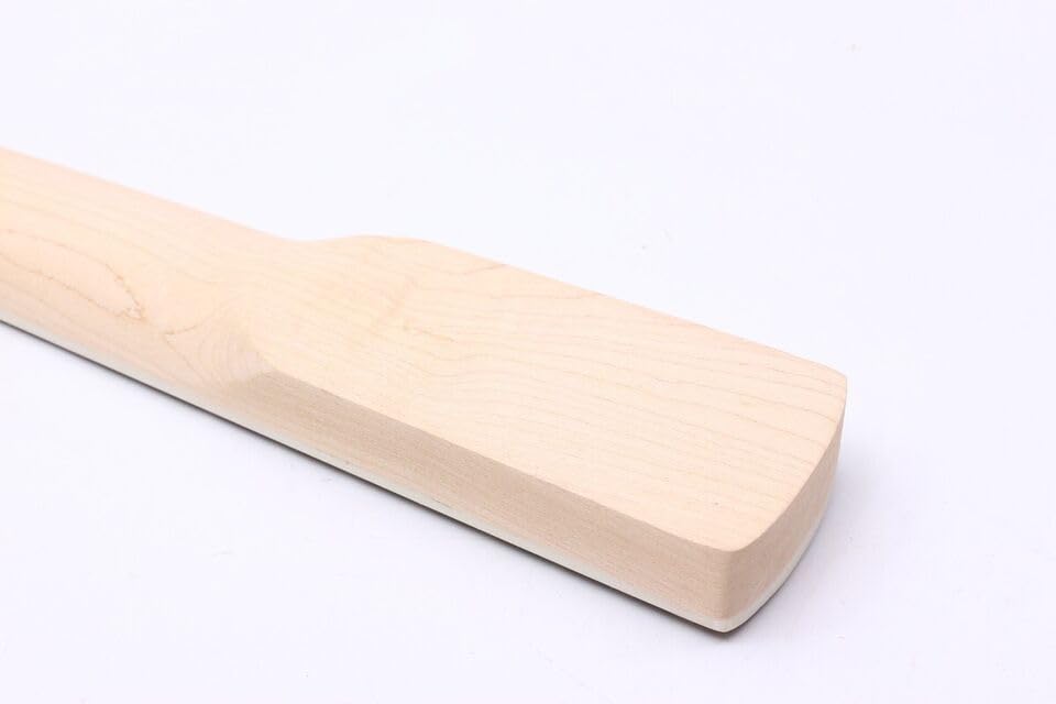 Maple Replacement Electric Bass Guitar Neck, 4-String 20 Fret 34'' Scale Length 38mm Nut and 64mm Heel Rosewood Fretboard Bolt On Unfinished Bass Neck DIY Installation & Repair