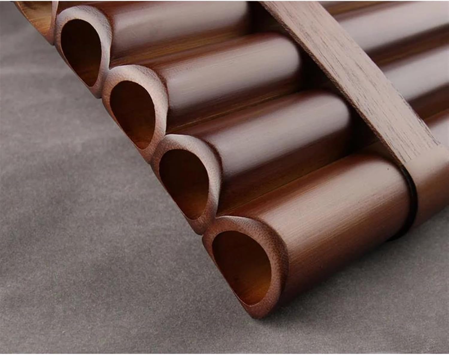 pan flute for beginners Chinese Traditional Musical Instrument 22 Pipes Pan Flute C Key Woodwind Purely Handmade (Color : Left)