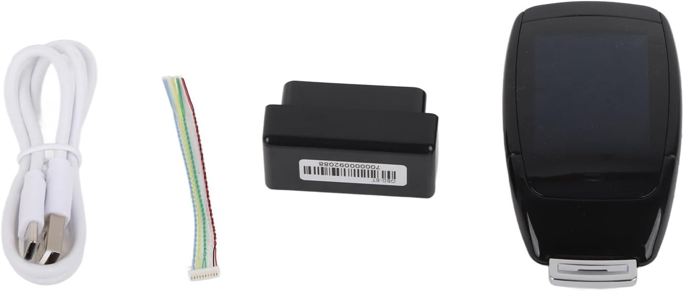 Universal TK900 LCD Touch Screen Smart Key Remote Keyless Entry Remote Control Car Key with 2 Inch High Resolution Display for Start Stop Engine Button Aluminum Alloy ABS (Black)