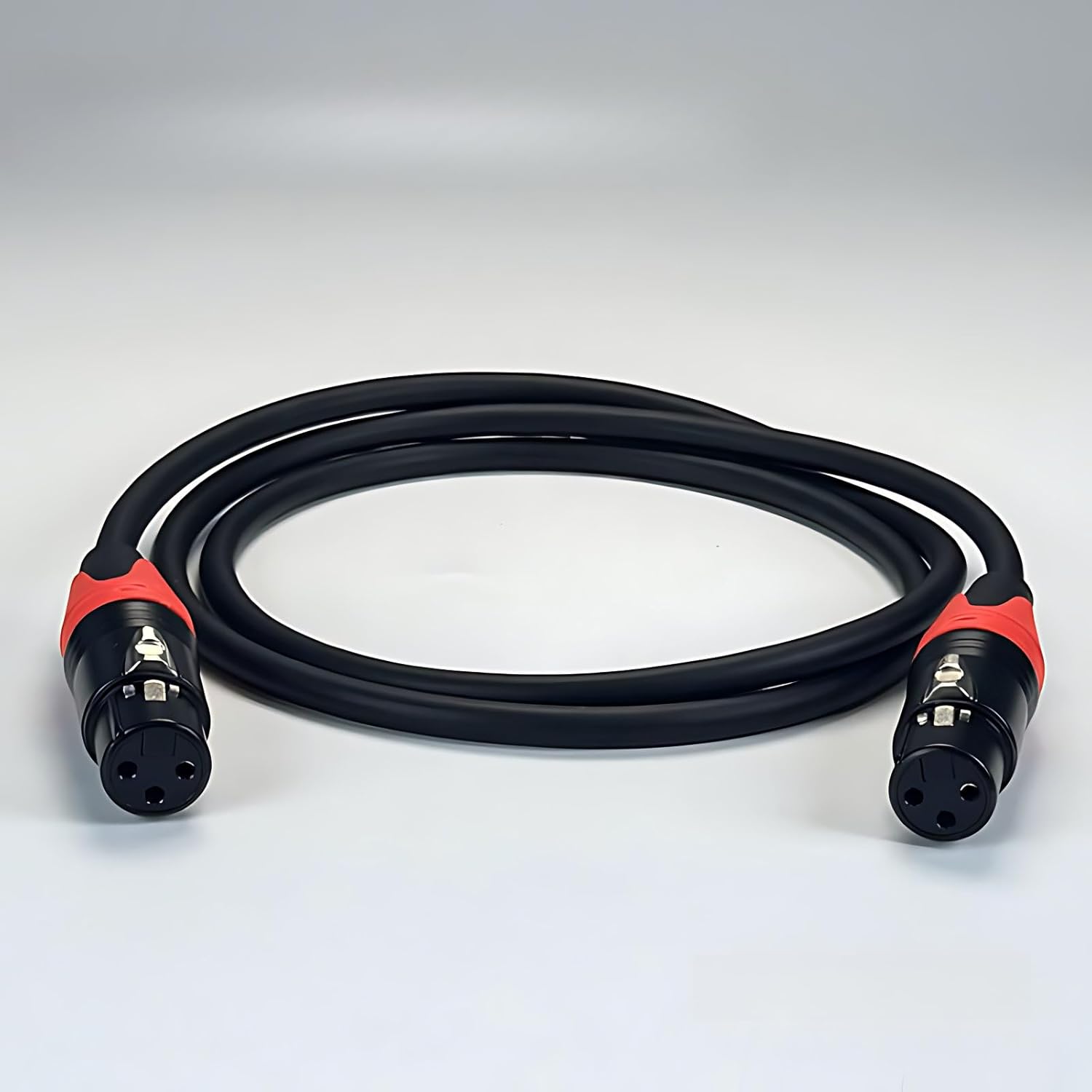 XLR Male to Female Mic Cable 3.5mm 6.5mm RCA Adapter Audio Line (50Meters, F-F)