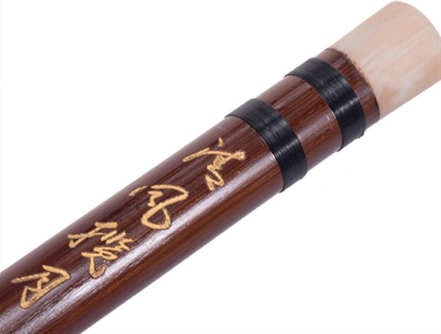 TSTS Chinese Bamboo Flute Chinese Tradition Bitter-Bamboo Flute Dizi Two-Section Transverse Wind Music Instrument for Folk Music F Key