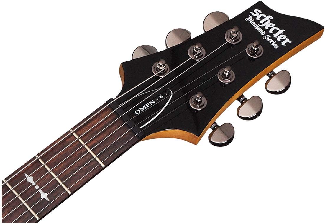 Schecter OMEN-6 6-String Electric Guitar, Black