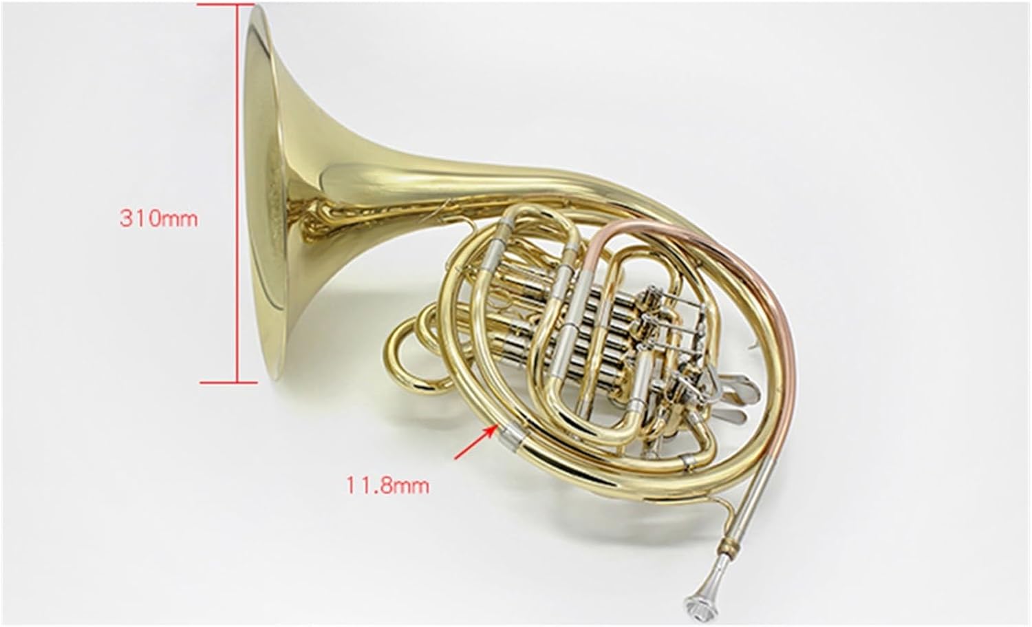 4 key double row French horn professional instrument